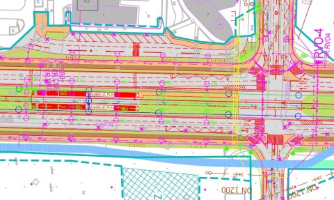 Obr. č. 3: Návrh zastávky električky pri Šintavskej