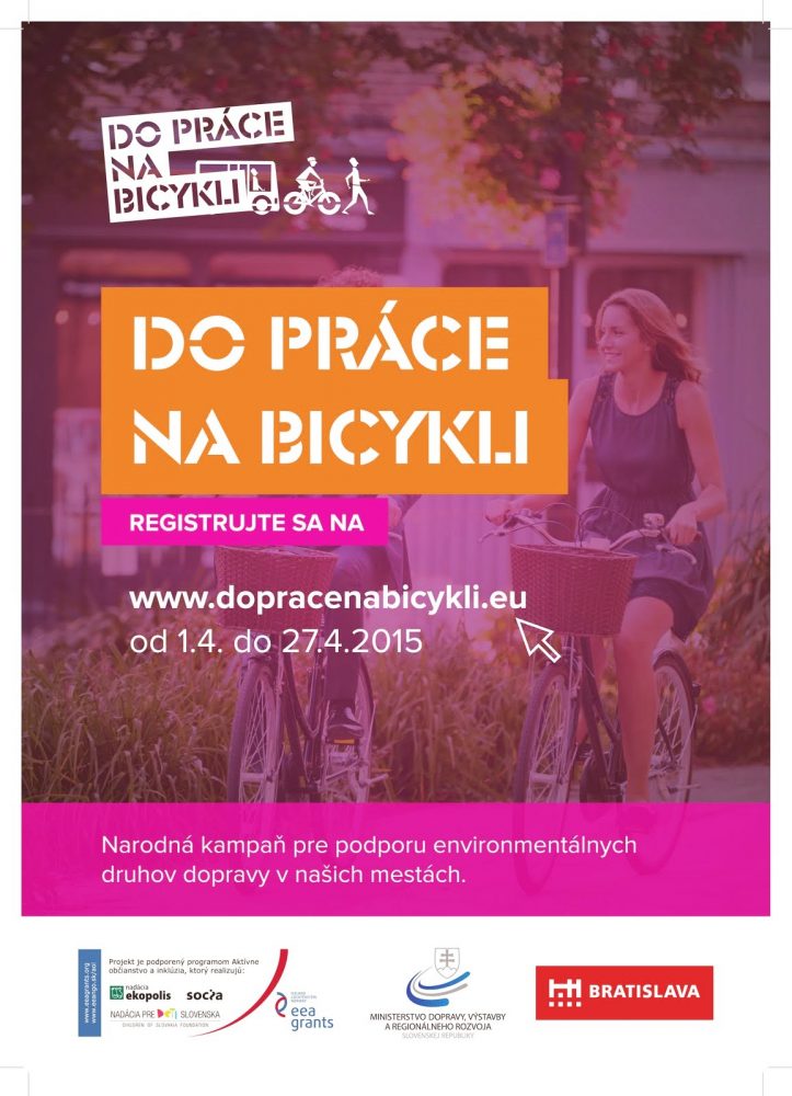 Do práce na bicykli 2015 Bratislava