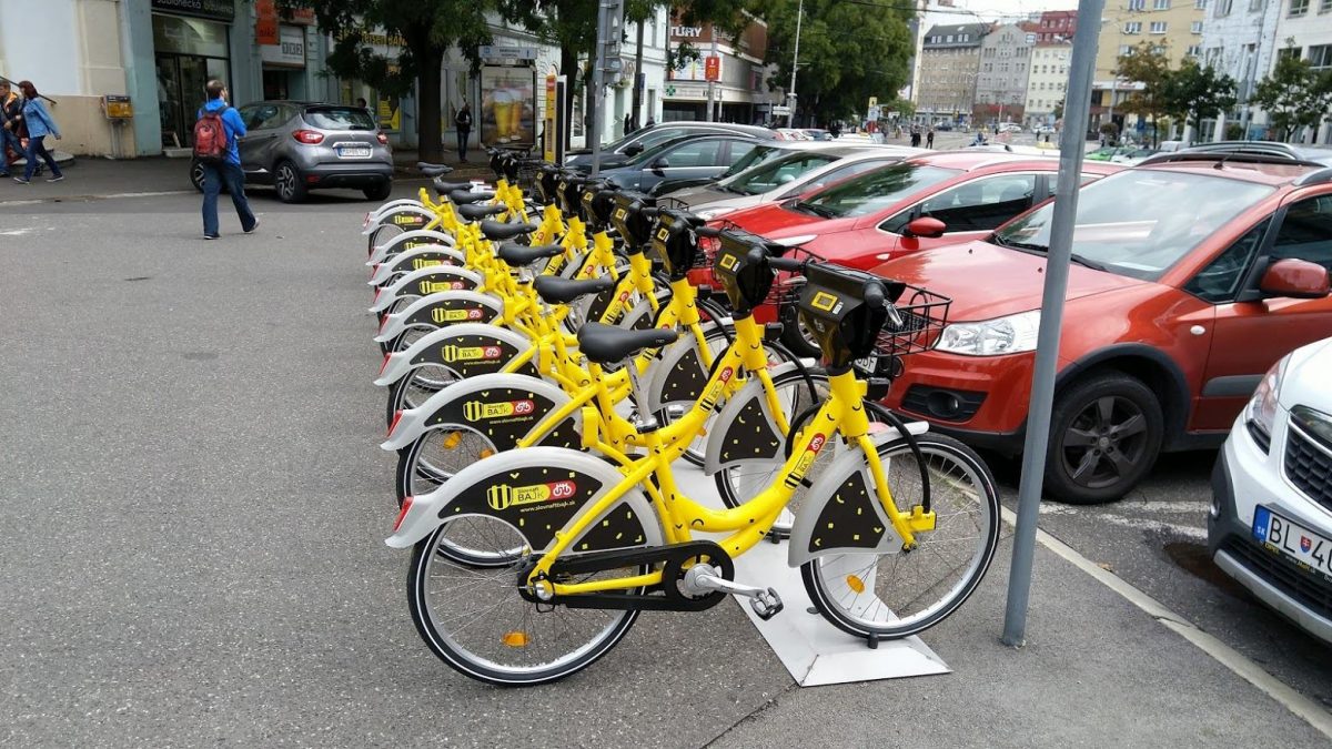 Bike sharing SlovanftBajk Bratislava